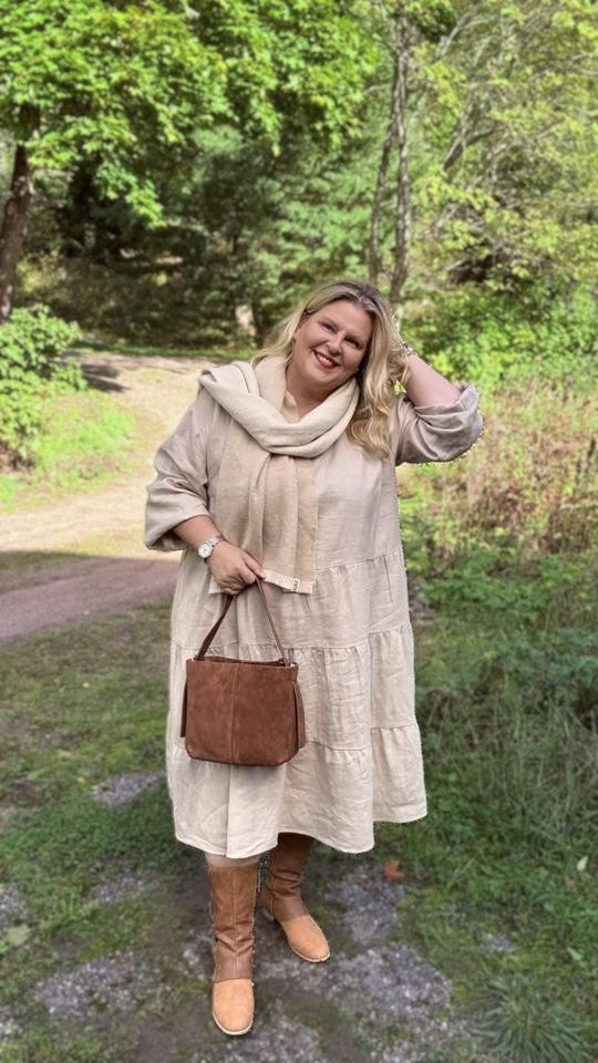 Sofie Pellavamekko Beige