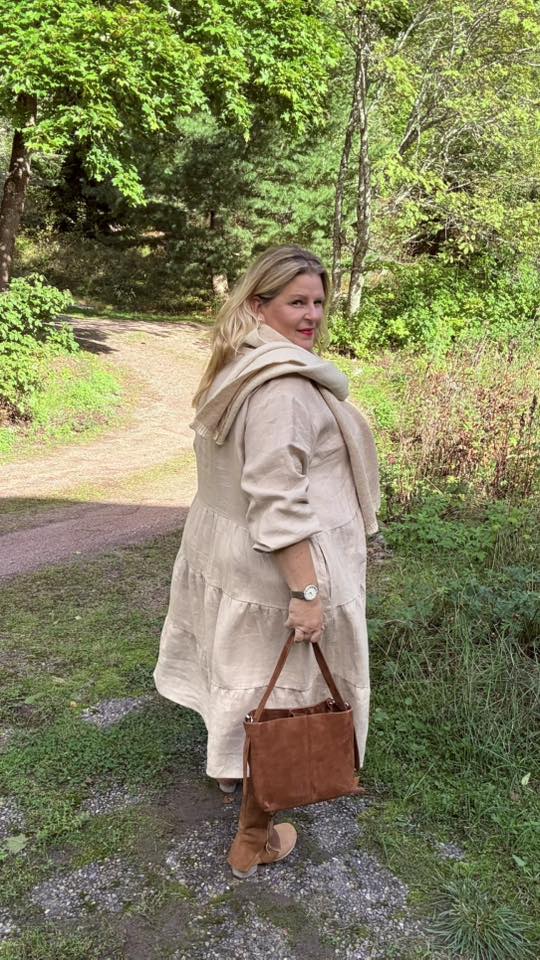Sofie Pellavamekko Beige