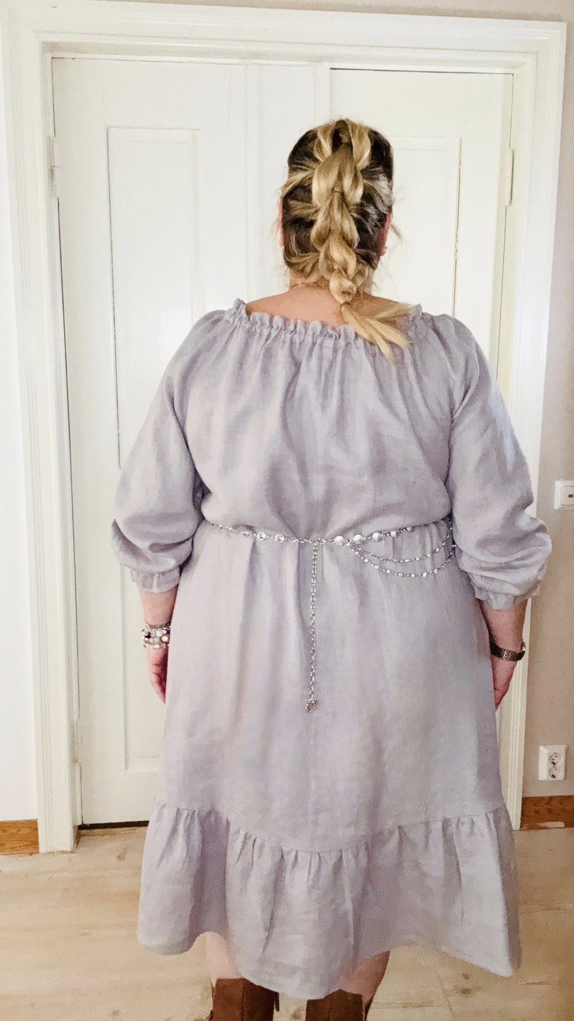 Bella Pellavamekko Harmaa