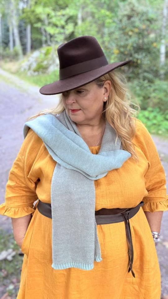 Marie Pellavamekko Keltainen