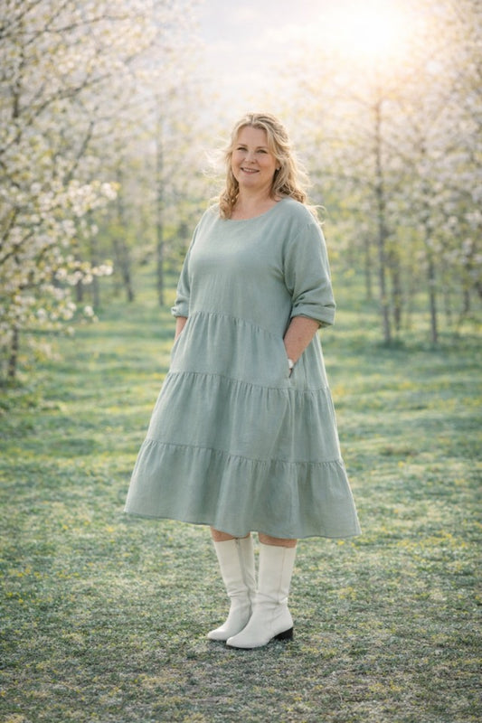 Sofie Leinenkleid Beige