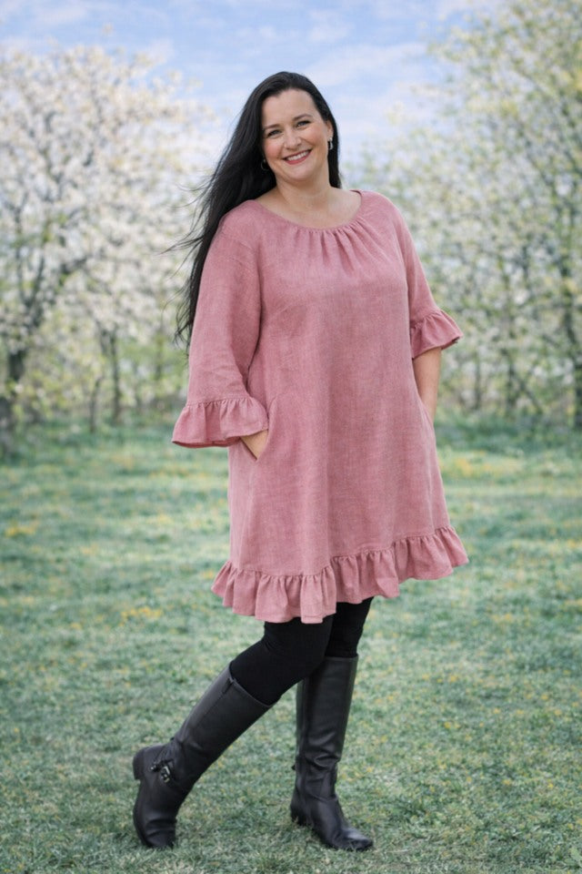 Plus kokoiset pellavatunikat