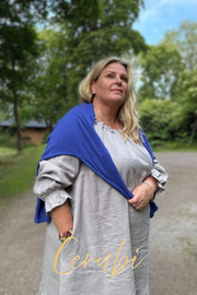 Bella Leinenkleid Grau 