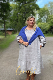 Bella Leinenkleid Grau 
