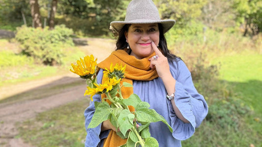 Marie Pellavamekko Siniharmaa