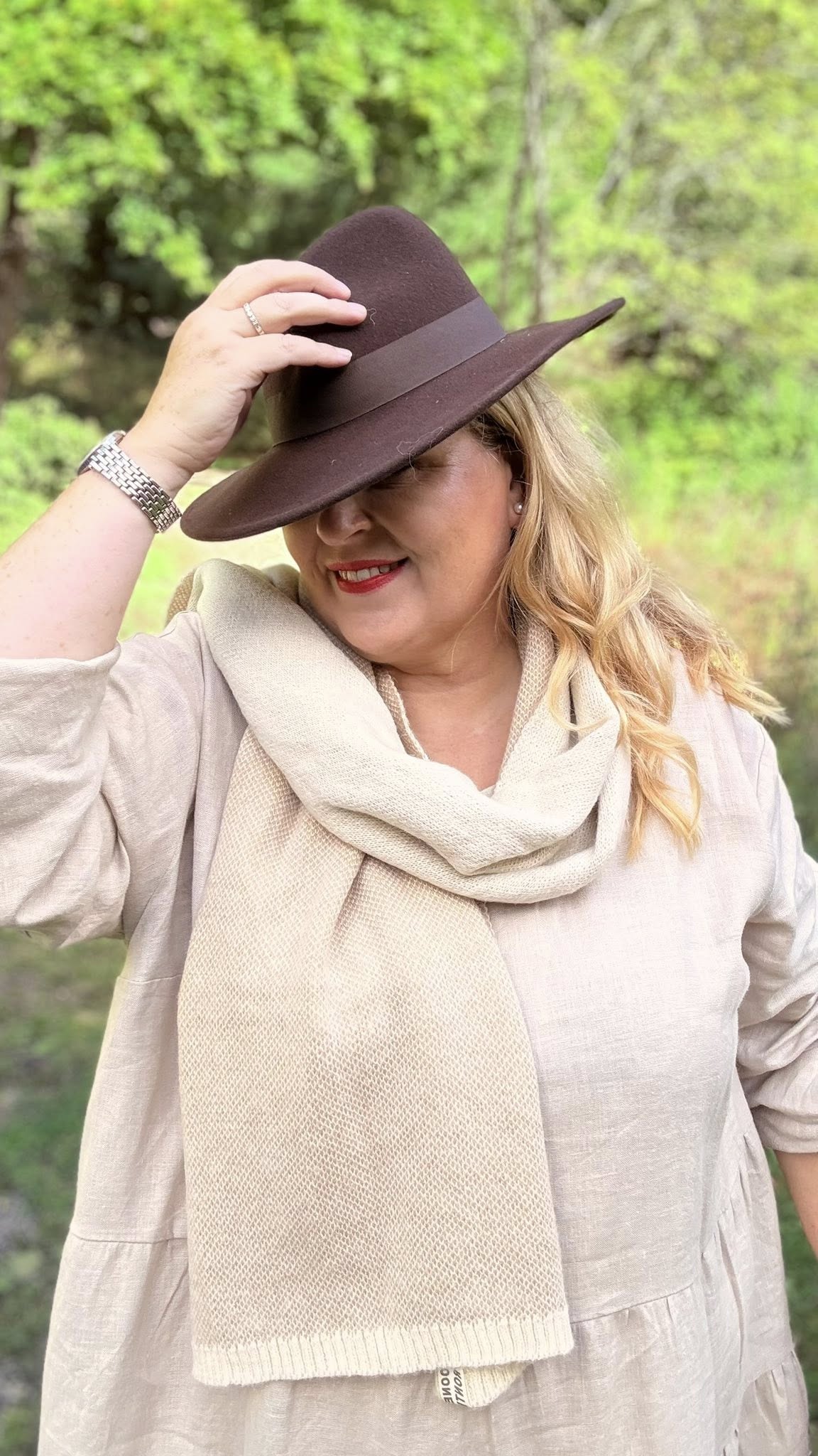 Sofie Pellavamekko Beige