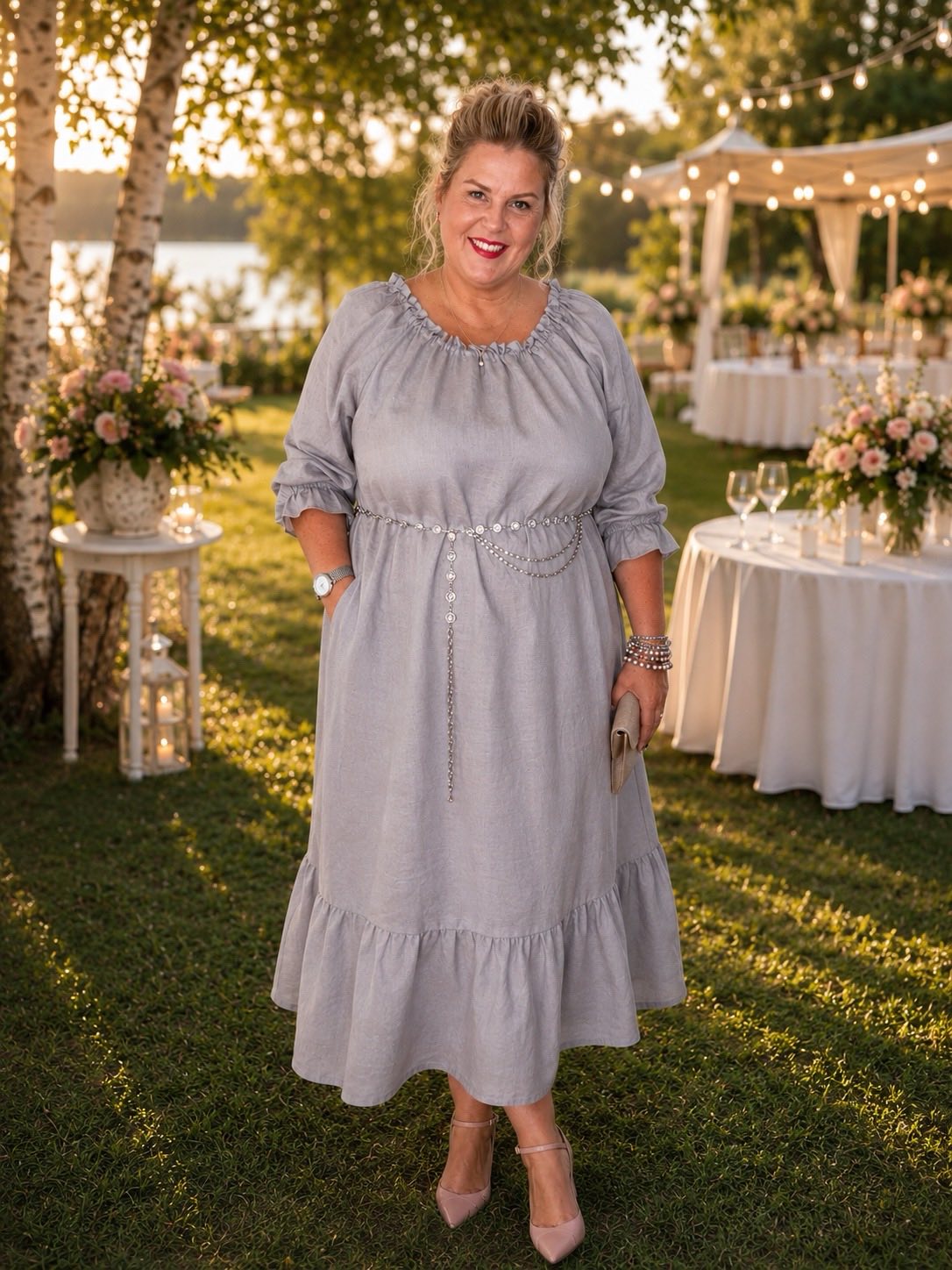 Bella-pellavamekko