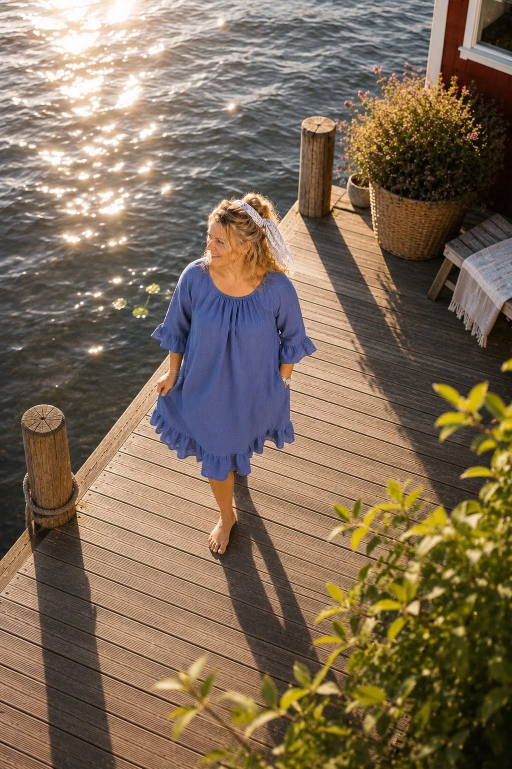 Marie – blågrå