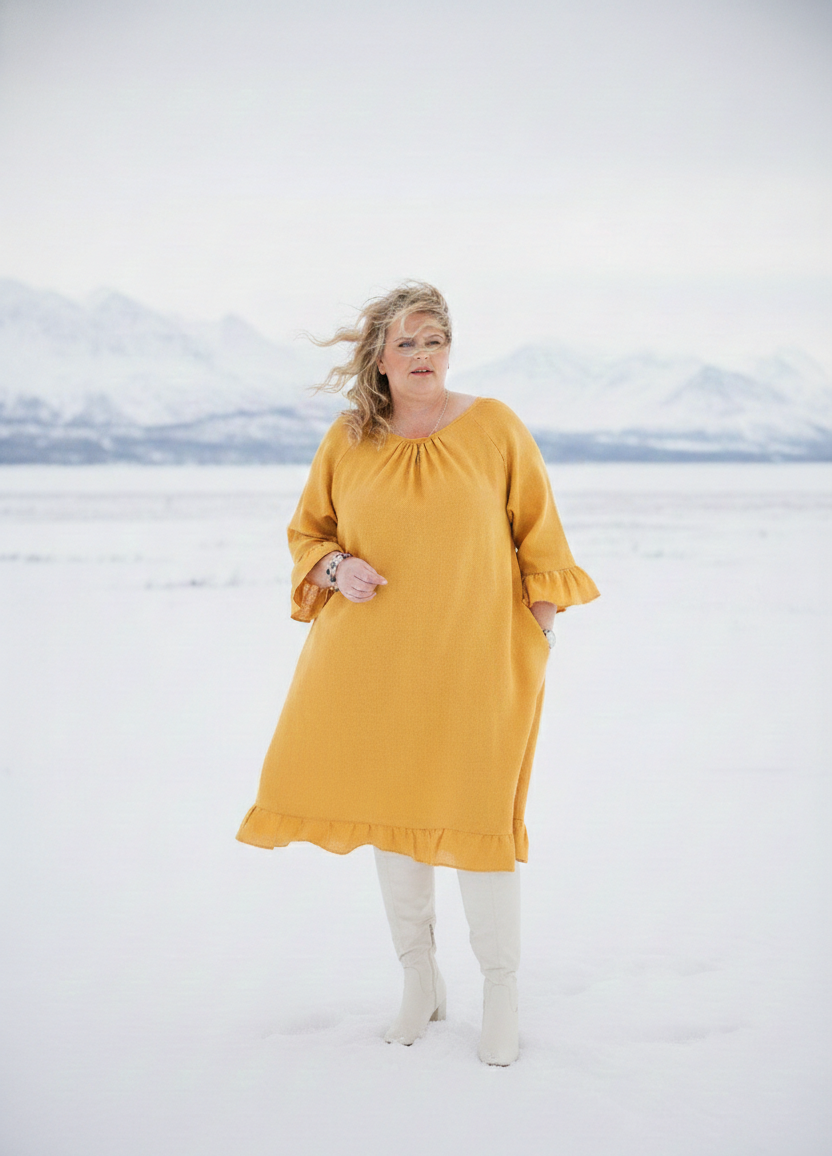 Mariemekko keltainen