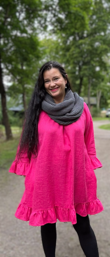 Marie Pellavatunika Vadelma