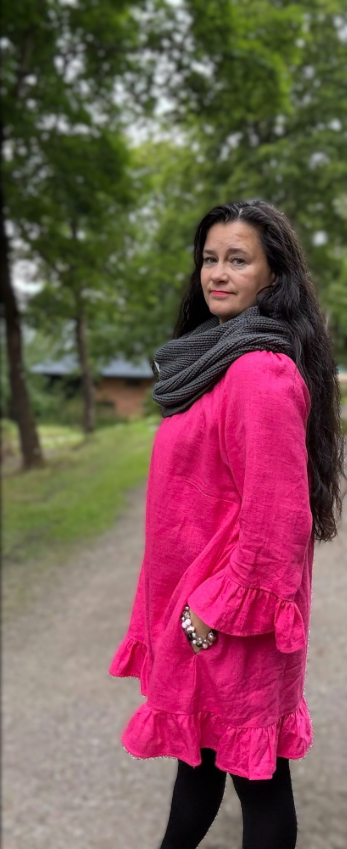 Marie Pellavatunika Vadelma