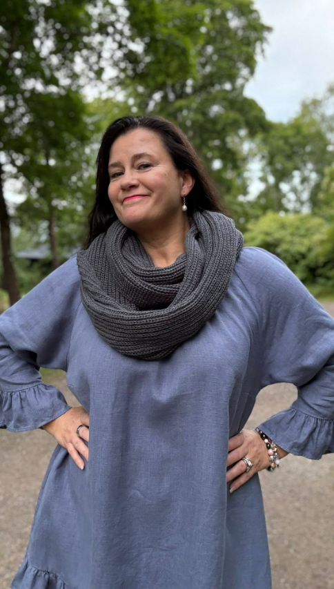 Marie Pella Tunic Blue Grey