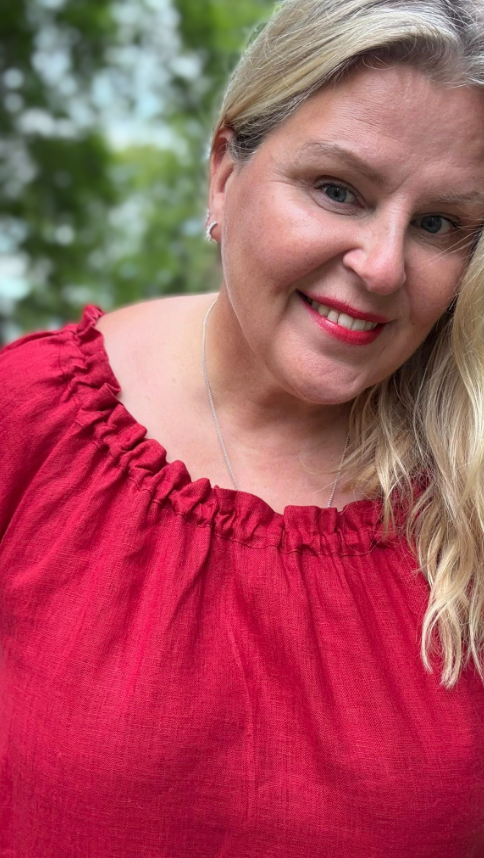 Bella Pellavamekko Punainen