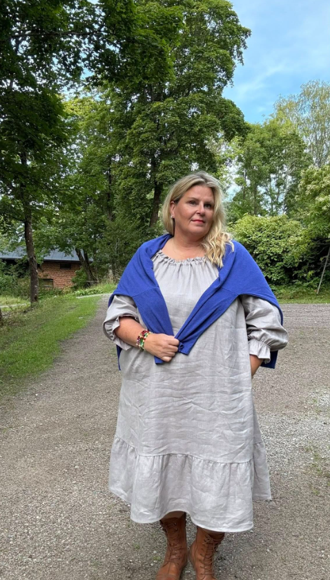 Bella Pellavamekko Harmaa