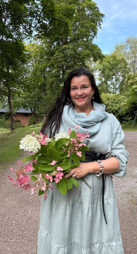 Sofie Pellavamekko Murrettu Vihreä