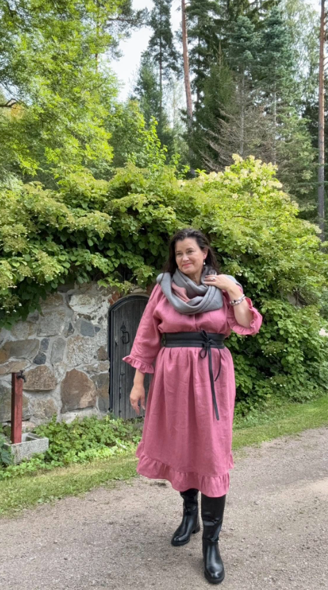 Marie Pellavamekko Rosa