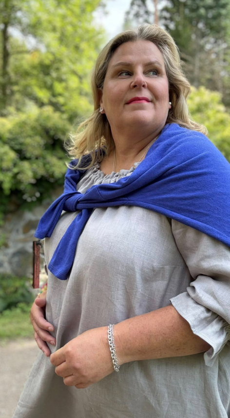Bella Pellavamekko Harmaa