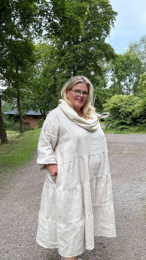 Sofie Pellavamekko Beige