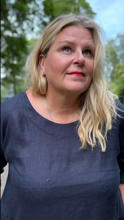 Sofie Pellavamekko Tummansininen