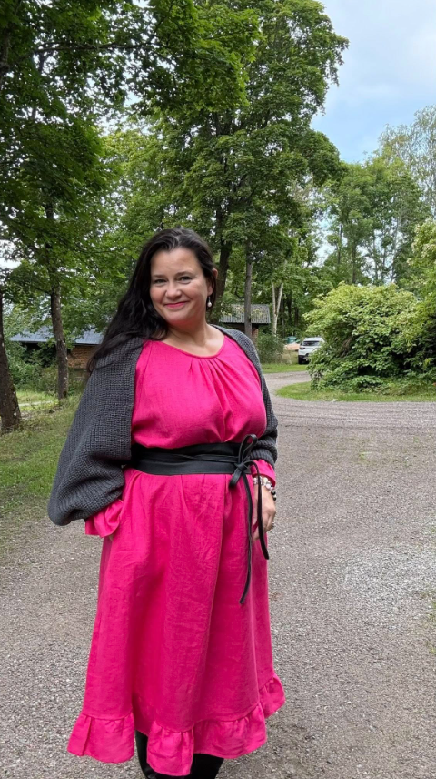 Marie Pellavamekko Vadelma