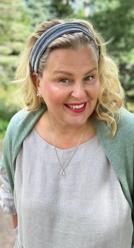 Sofie Pellavamekko Vaaleanharmaa