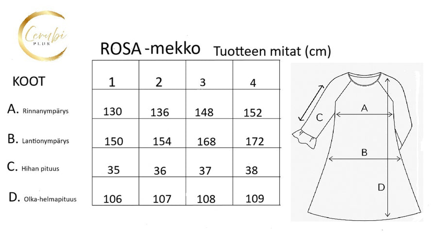 Rosa Pellavamekko Lila
